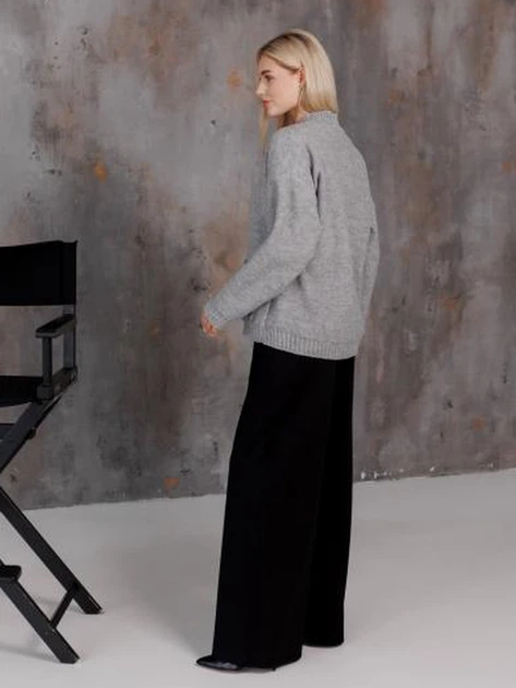 Кардиган с примесью шерсти вязаный женский ARTKNIT Casual Wool L-XL Серый (2251948784011) - Фото 7 Кардиган с примесью шерсти вязаный женский ARTKNIT Casual Wool L-XL Серый (2251948784011) - изображение 7