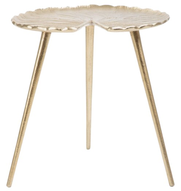 Stolik kawowy HOMLA 894706 TOA 39 x 38 x 37 cm złoty (5904183894706) - obraz 1