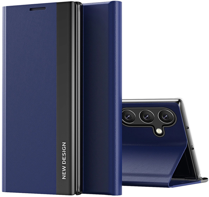 Чохол-книжка Hurtel Sleep Case Pro для Samsung Galaxy S25 Blue (5907769367724) - зображення 1