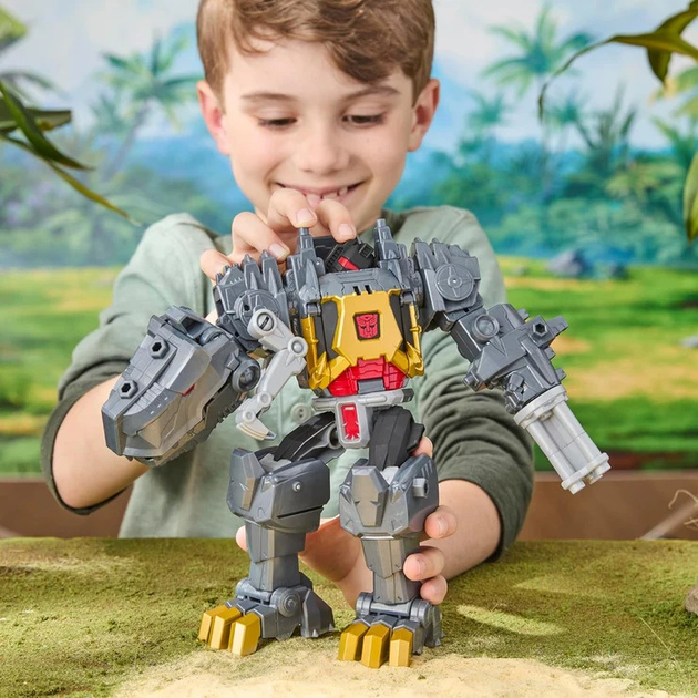 Figurka Hasbro Transformers Cyberświat Grimlock Dinozaur 25 cm G0748 (5010996319166) - obraz 5