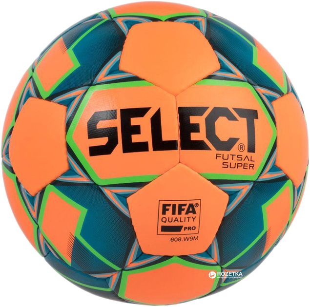 Мяч футзальный Select Futsal Super FIFA (206) №4 Orange-Blue ...