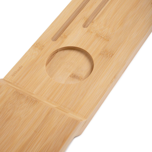 Полиця для ванної HOMLA 857817 KONA 70 x 16 x 4 cм дерев'яна натуральна (5904183857817) - зображення 3