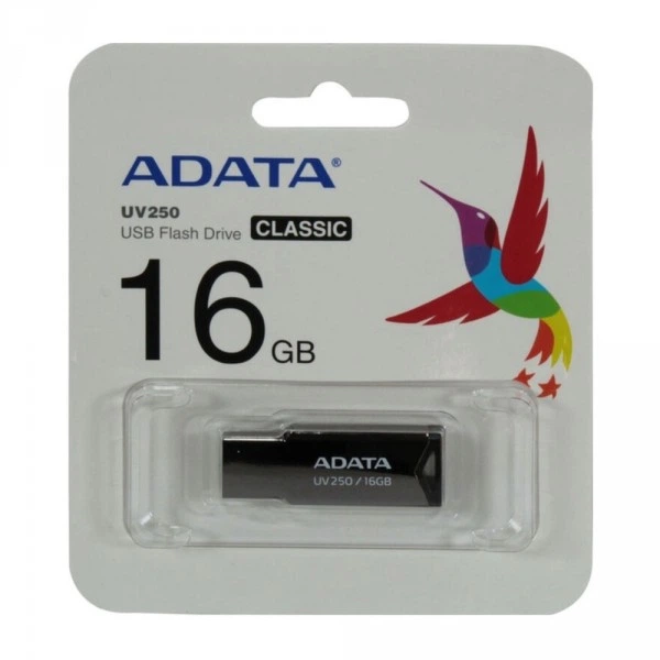 Флеш-накопичувач ADATA USB 2.0 AUV 250 16Gb Silver (AUV250-16G-RBK) (297) - изображение 2