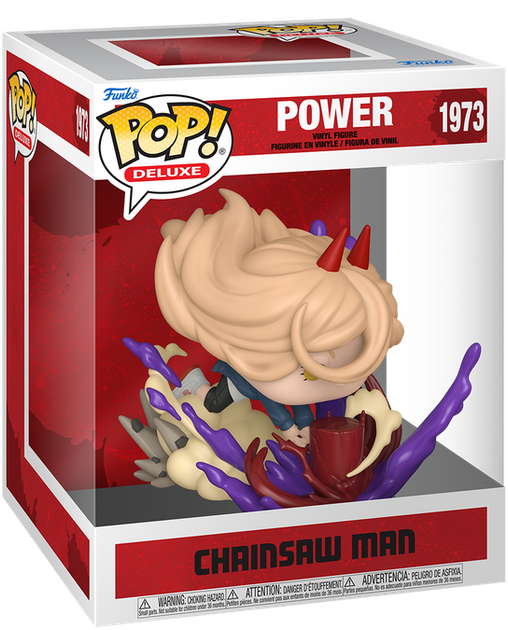 Figurka Funko Pop! Chainsaw Man Deluxe Power z Krwawym młotem 86487 (889698864879) - obraz 1