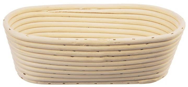Koszyk do wyrastania chleba Orion rattanowy z motywem liścia 32 x 15 cm (8592381158989) - obraz 2