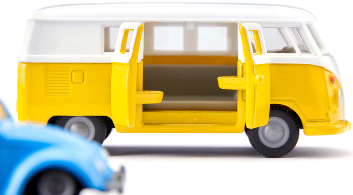 Іграшковий набір Siku Super VW T1 Bulli з причепом і VW Beetle (4006874025671) - зображення 4