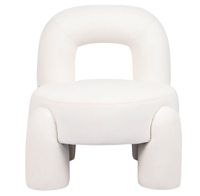 Krzesło HOMLA 747366 VIGGO 73 x 69 x 80 cm Ecru (5906496747366) - obraz 2