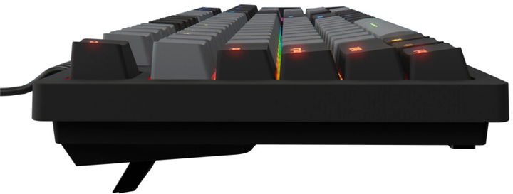 Клавіатура дротова Lorgar Azar 514 RGB USB Black (LRG-GK514B-US) - зображення 8