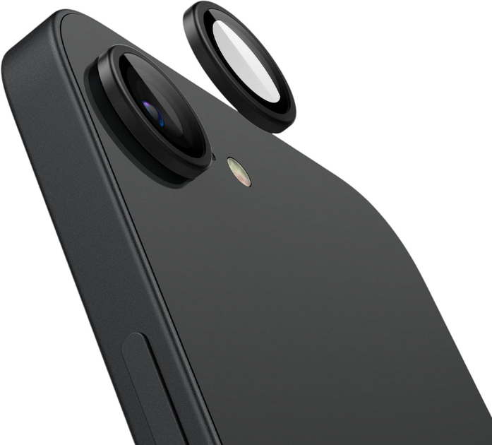 Szkło hartowane Spigen Glas.tR EZ Fit Optik Pro do Apple iPhone 16e Black 2 szt. (AGL09279) - obraz 3
