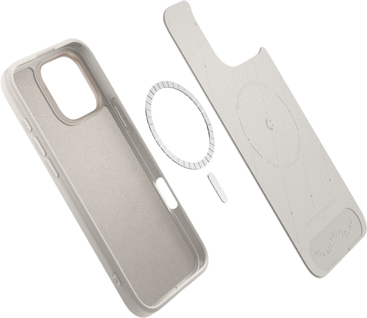 Панель Spigen Cyrill Kajuk MagFit для Apple iPhone 16 Pro Max Cream (ACS08396) - зображення 7