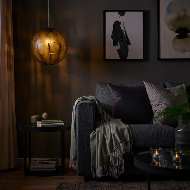 Підвісна лампа ІКЕА IKEA PS 2014 35 см чорний (50531742) - зображення 5
