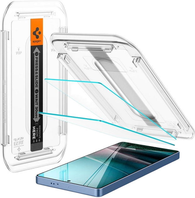 Захисне скло Spigen Glas.tR EZ Fit HD для Samsung Galaxy S25 Ultra 2 шт. (AGL09082) - зображення 2