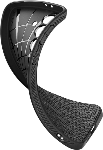 Панель Spigen Liquid Air для Samsung Galaxy S24 FE Matte Black (ACS08618) - зображення 9