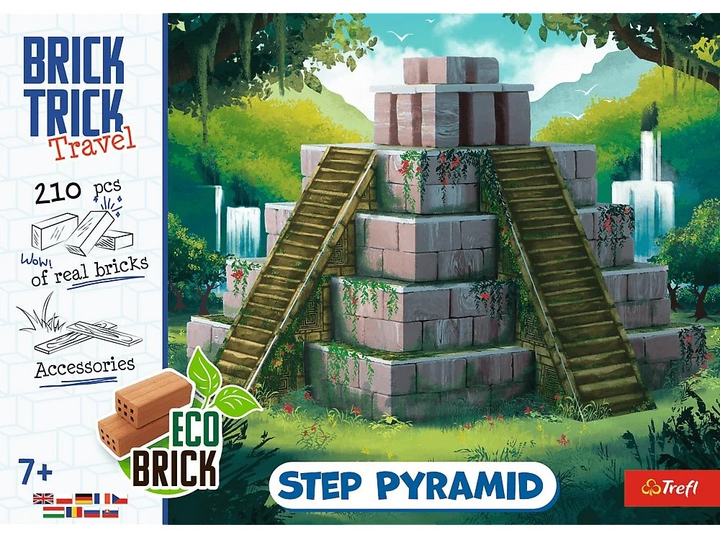 Klocki Trefl Brick Trick Travel Piramida Schodkowa (62048) (5900511620481) - obraz 5