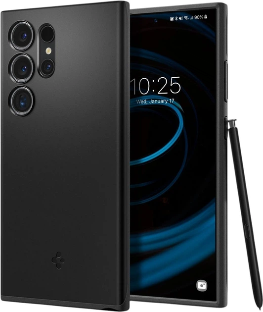 Панель Spigen Thin Fit для Samsung Galaxy S24 Ultra Black (ACS07281) - зображення 3