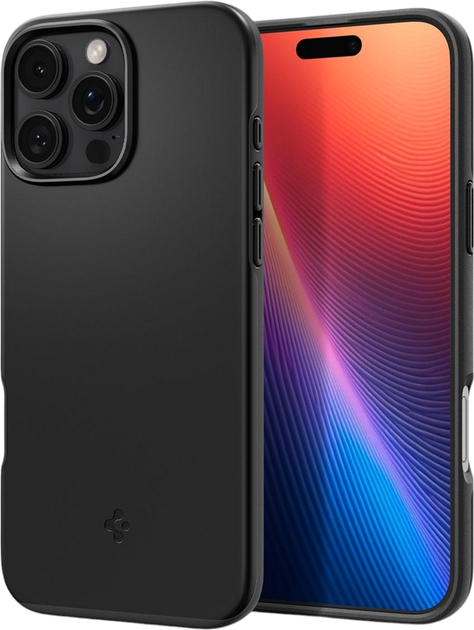 Панель Spigen Thin Fit MagFit для Apple iPhone 16 Pro Max Black (ACS07978) - зображення 3