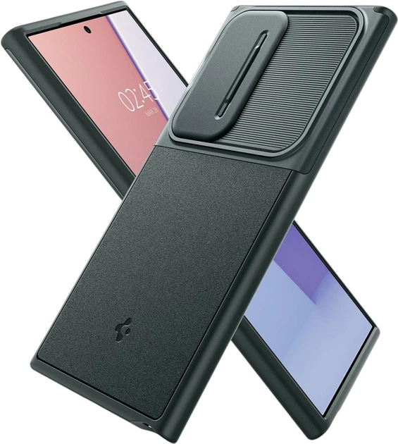 Панель Spigen Optik Armor для Samsung Galaxy S24 Ultra Abyss Green (ACS07314) - зображення 8