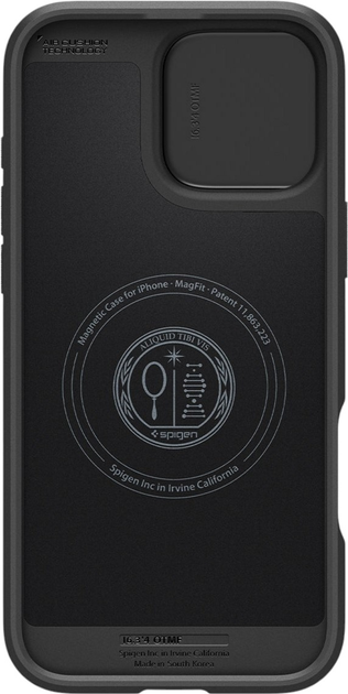 Панель Spigen Optik Armor MagFit для Apple iPhone 16 Pro Max Black (ACS08015) - зображення 9
