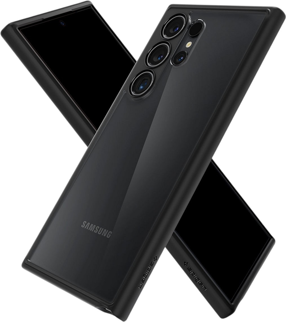 Панель Spigen Ultra Hybrid для Samsung Galaxy S24 Ultra Matte Black (ACS07295) - зображення 8