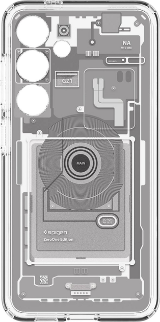 Etui Spigen Ultra Hybrid Zero One do Samsung Galaxy S24 White (ACS07351) - obraz 2