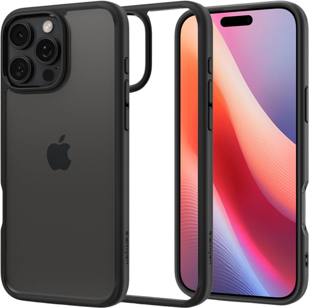 Панель Spigen Ultra Hybrid T MagFit для Apple iPhone 16 Pro Matte Black (ACS08125) - зображення 3