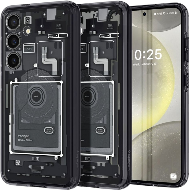 Etui Spigen Ultra Hybrid Zero One do Samsung Galaxy S24 Black (ACS07350) - obraz 4