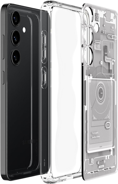 Etui Spigen Ultra Hybrid Zero One do Samsung Galaxy S24 White (ACS07351) - obraz 4