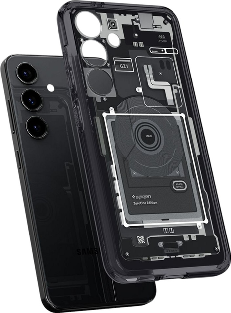 Etui Spigen Ultra Hybrid Zero One do Samsung Galaxy S24 Black (ACS07350) - obraz 6