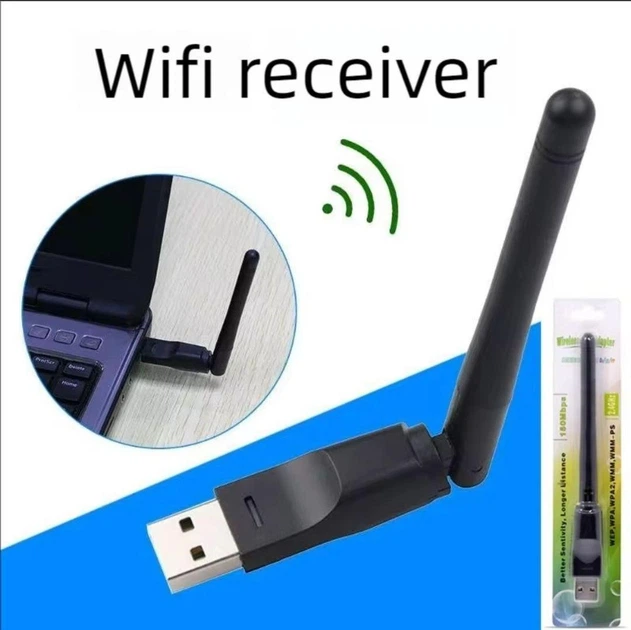 USB Wi-Fi адаптер с антенной беспроводной сетевой вайфай для ПК ноутбука Т2 тюнеров ресиверов приставки IPTV MT7601 2.4GHz 150 Mbps 802.11 b/g/n Wireless WiFi Lan Adapter - изображение 8