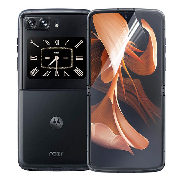 Протиударна гідрогелева плівка Hydrogel Film для Motorola Razr 2022, Transparent - Фото 1 Протиударна гідрогелева плівка Hydrogel Film для Motorola Razr 2022, Transparent - зображення 1