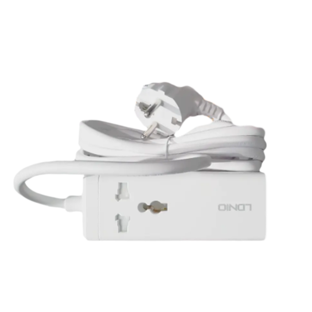 Сетевой Удлинитель LDNIO SC1418 Power Strip PD/QC 65W, White - Фото 5 Сетевой Удлинитель LDNIO SC1418 Power Strip PD/QC 65W, White - изображение 5