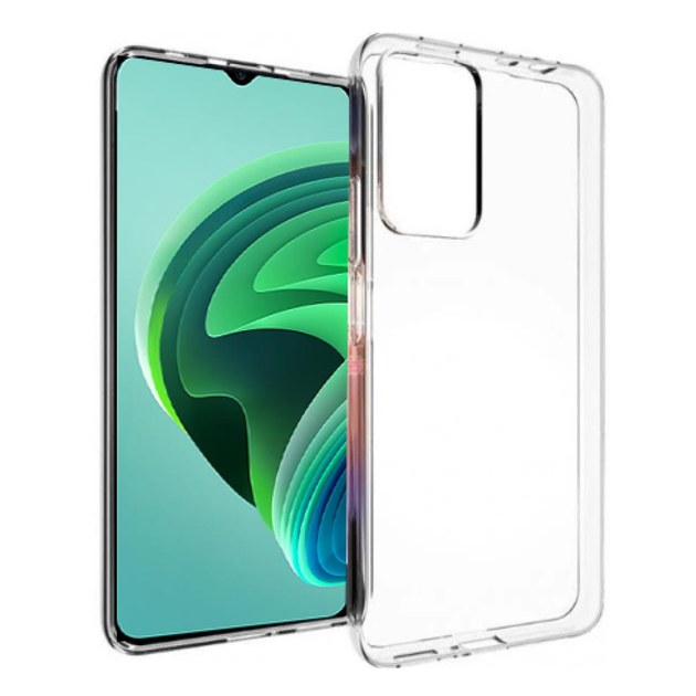 Прозрачный силиконовый чехол-накладка Oucase для Xiaomi Redmi Note 11E - Фото 1 Прозрачный силиконовый чехол-накладка Oucase для Xiaomi Redmi Note 11E - изображение 1