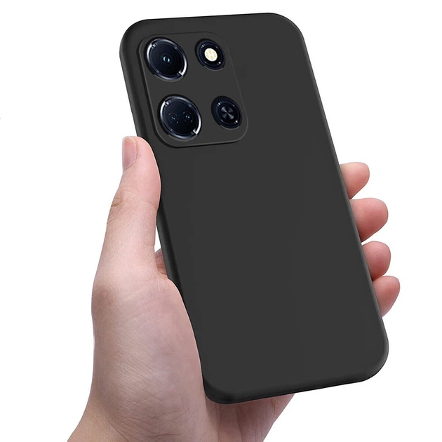 Матовый чехол TPU для Infinix Note 30 4G / 5, Black - изображение 2