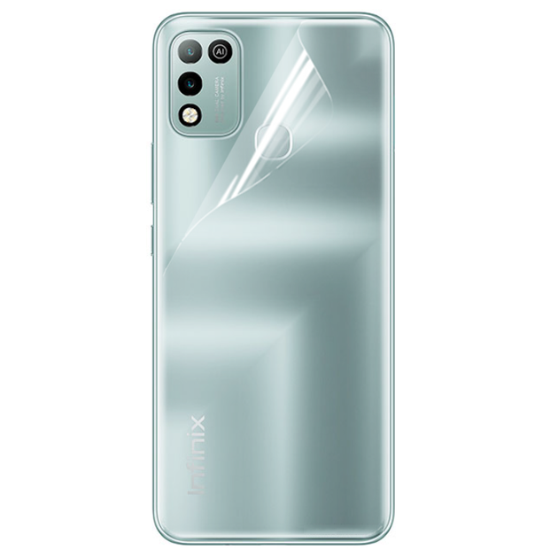 Противоударная гидрогелевая пленка Hydrogel Film для Infinix Hot 10 Play на заднюю панель, Transparent - Фото 1 Противоударная гидрогелевая пленка Hydrogel Film для Infinix Hot 10 Play на заднюю панель, Transparent - изображение 1