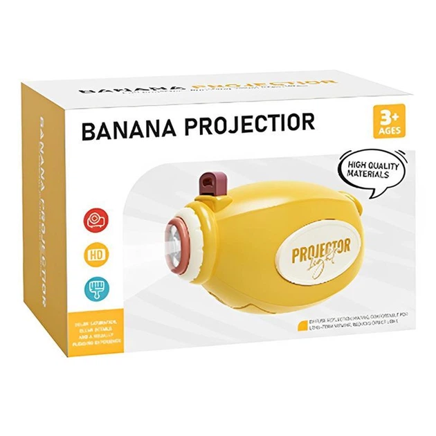 Детский проектор-светильник Banana / ночник LED с проекцией для детей / светильник проектор в спальню white - изображение 5