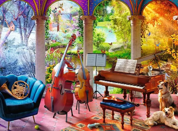 Пазл Ravensburger Музика 100 елементів 12001366 (4005555013662) - зображення 2