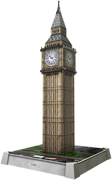Puzzle 3D Ravensburger Iconics Big Ben 216 elementów 12008025 (4005555080251) - obraz 2