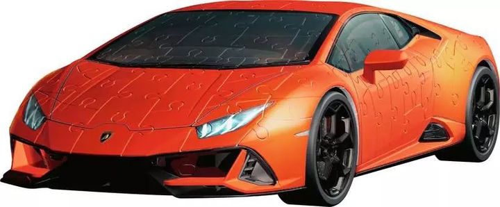 Пазл 3D Ravensburger Iconics Lamborghini Huracan EVO Orange 108 елементів 12008037 (4005555080527) - зображення 2