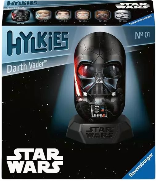 Пазл 3D Ravensburger Hylkies Дарт Вейдер 54 елементи 12001012 (4005555010128) - зображення 1