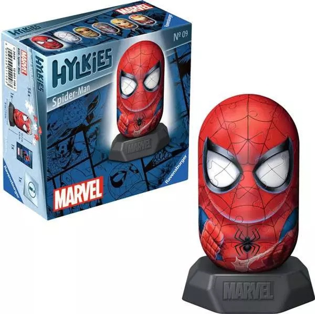 Пазл 3D Ravensburger Hylkies Людина-павук 54 елементи 12001158 (4005555011583) - зображення 3