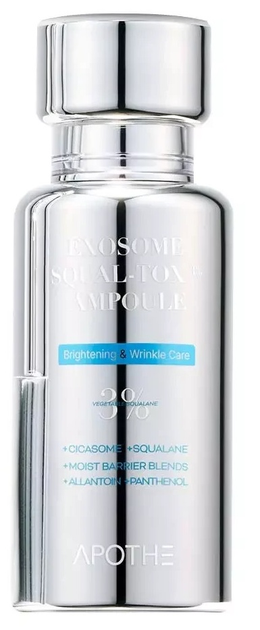 Сироватка для обличчя Apothe Exosome Squal-Tox 3% Ampoule зволожувальна 30 мл (8809859160185) - зображення 1