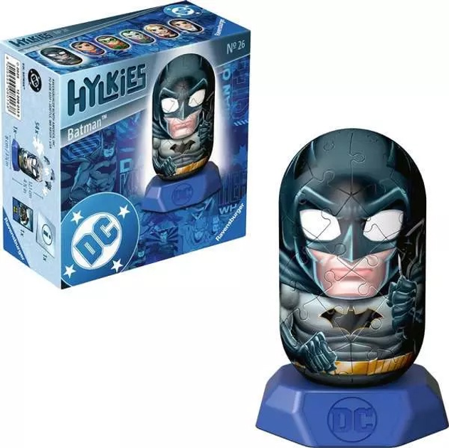 Пазл 3D Ravensburger Hylkies DC Бетмен 54 елемента 12008013 (4005555080138) - зображення 3