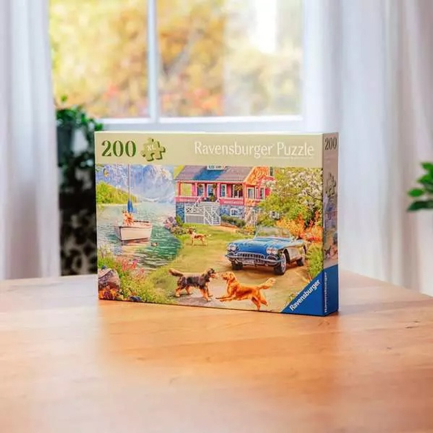 Puzzle Ravensburger Letni domek 200 elementów 12001370 (4005555013709) - obraz 3