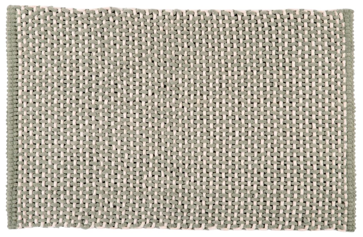 Dywanik łazienkowy HOMLA 864310 Jamie 50 x 80 cm Zielono-beżowy (5904183864310) - obraz 1