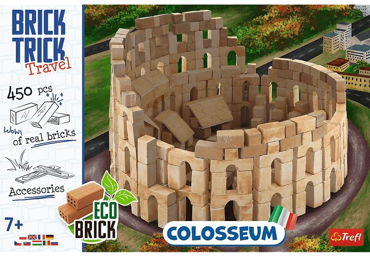 Klocki Trefl Brick Trick Travel Koloseum (61608) (5900511616088) - obraz 6