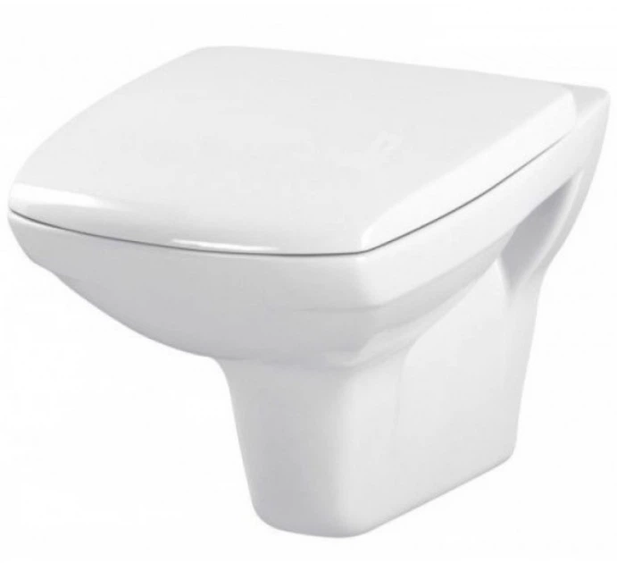 Унитаз подвесной CERSANIT CARINA 548/715 New CleanOn K701-033 с сиденьем Soft Close дюропласт - Фото 1 Унитаз подвесной CERSANIT CARINA 548/715 New CleanOn K701-033 с сиденьем Soft Close дюропласт - изображение 1