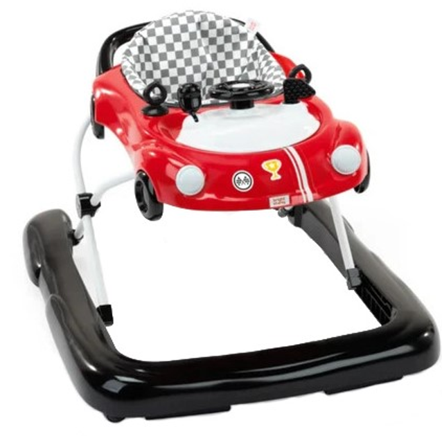 Ходунки Bright Start Little Speedster 3 in 1 Car Walker Red Racer (0074451167841) - зображення 1