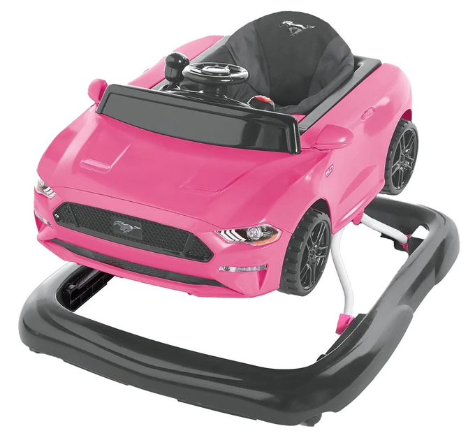 Chodzik Bright Starts Ford Mustang 3 w 1 Różowy (0074451112124) - obraz 1