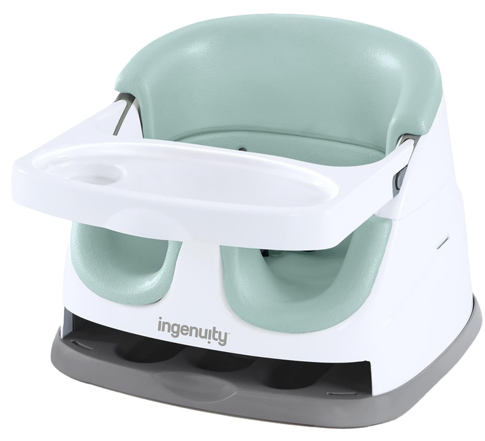 Стільчик для годування Ingenuity Baby Base Booster 2 в 1 Mist (0074451167285) - зображення 1