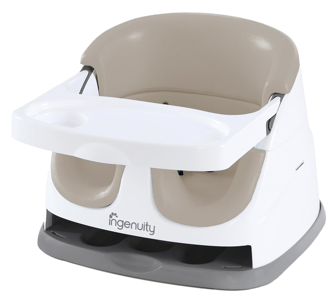 Krzesełko do karmienia Ingenuity Baby Base Booster 2 w 1 Cashmere (0074451106789) - obraz 1